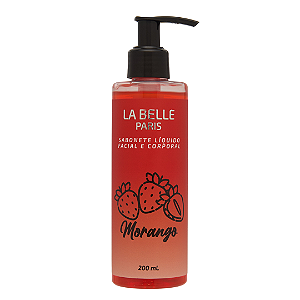 Sabonete Líquido Facial E Corporal La Belle 200Ml Morango