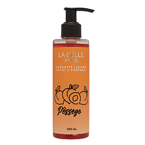 Sabonete Líquido Facial E Corporal La Belle 200Ml Pêssego