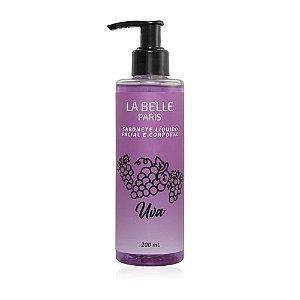 Sabonete Líquido Facial E Corporal La Belle 200Ml Uva