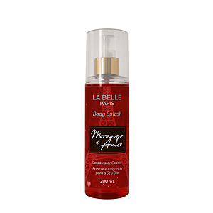 Body Splash La Belle Paris 200ml Morango do Amor