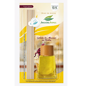 Difusor de Ambientes Blister Amazônia Aromas 120ml Gelato de Abacaxi ao Vinho
