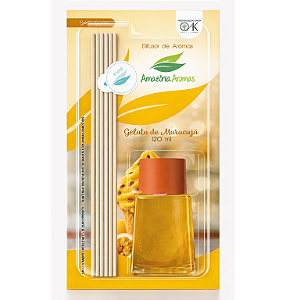 Difusor de Ambientes Blister Amazônia Aromas 120ml Gelato de Maracuja