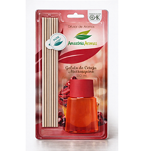 Difusor de Ambientes Blister Amazônia Aromas 120ml Gelato de Cereja Marrasquino