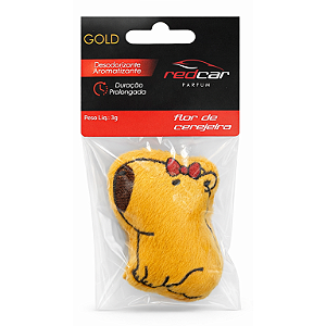 Pelucia Redcar 3GR *Capivara Laço* Flor de Cerejeira