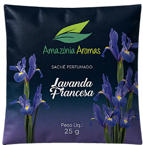 Sachê Perfumado Amazônia Aromas 25g Lavanda Francesa
