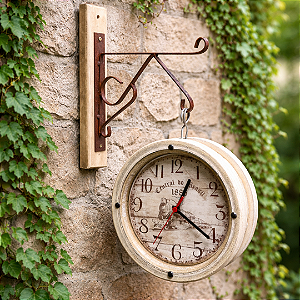 Relógio de Parede Mineiro Vintage - Dois Lados