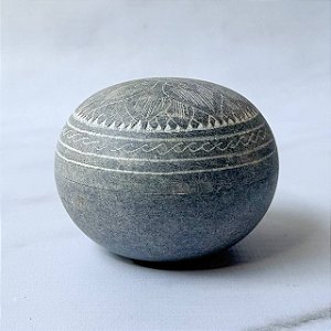 Saleiro da Rita Lobo em Pedra Sabão - Cinza