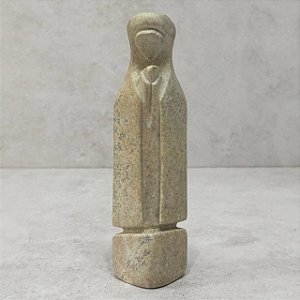 Santa Pedra Sabão - 15cm