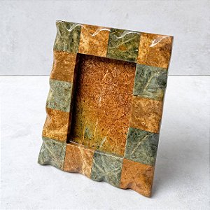 Porta Retrato Pedra Sabão - Envernizado