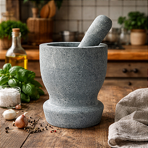 Pilão de Pedra Sabão GG - 17cm