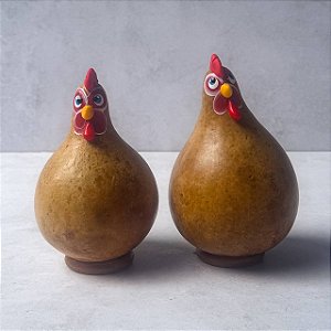 Dupla Galinhas em Cabaça
