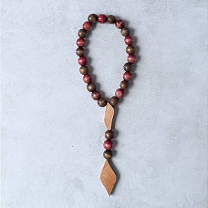 Colar de Mesa Marsala & Madeira - 49cm