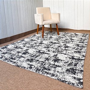 Tapetão Boho 2m x 2,5m - Marmorizado Preto