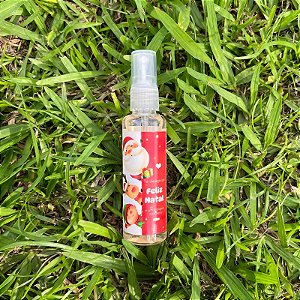 Água Perfumada Natalina 60ml - Feliz Natal Vermelho