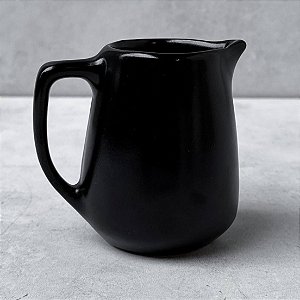 Mini Leiteira de Cerâmica - Preto