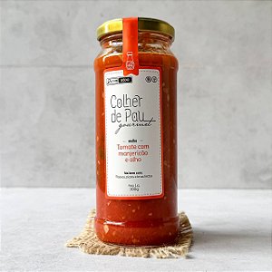 Molho de Tomate com Manjericão e Alho - Colher de Pau Gourmet