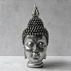 Buda de Gesso - Prata