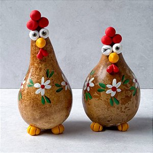 Dupla Galinhas em Cabaça