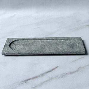 Bandeja de Pedra Sabão - 30cm x 10cm