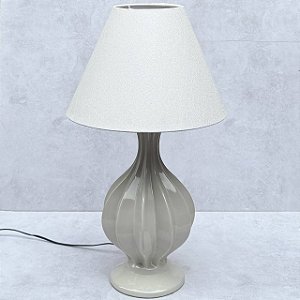 Abajur Cerâmica Gelo - 58cm