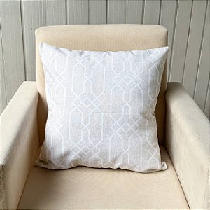Capa de almofada Napa - Corrente Off White