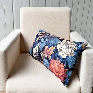 Capa de almofada palito Suede - Floral