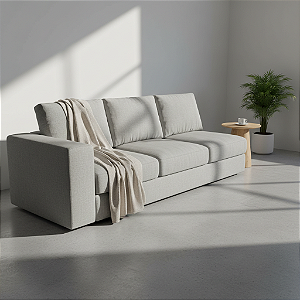 Manta Tear sem Franja - Cappuccino