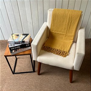 Manta P Amarelo Dourado - 1,40m x 2,40m