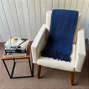 Manta GG Azul com mescla Preto - 2,4m x 2,8m