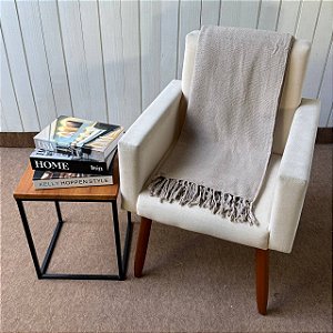 Manta G Mescla Cappuccino- 2,2m x 2,6m