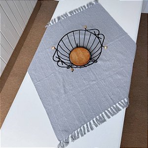 Toalha de Mesa 80cm x 80cm - Cinza