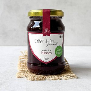 Geleia de Hibisco Zero Açúcar - Colher de Pau Gourmet