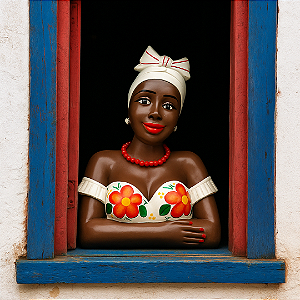 Namoradeira Mineira de Gesso - 36cm