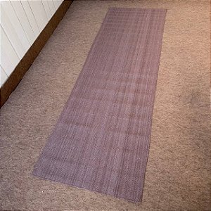 Passadeira Emborrachada 2m x 65cm -  Purgado Marrom