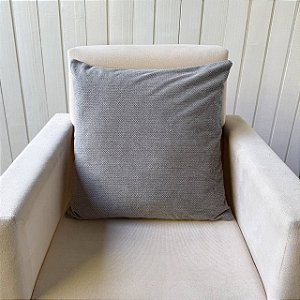 Capa de almofada Plush - Cinza
