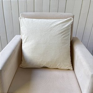 Capa de almofada Plush - Cru