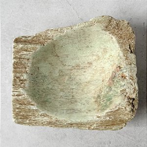 Pedra Bruta de Pedra Sabão Esverdeada - 15cm