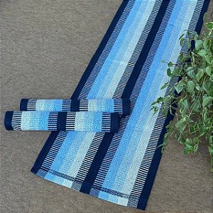 Trio Tapete Boho - Corrente Tons de Azul
