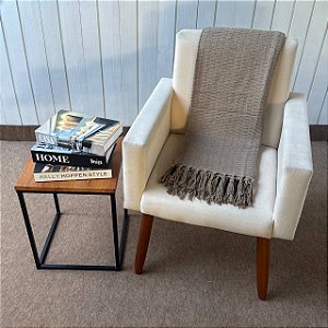 Xale Colmeia Cappuccino - 1,30m x 1,80m