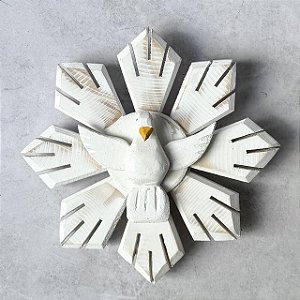 Divino Espírito Santo Branco - 20cm