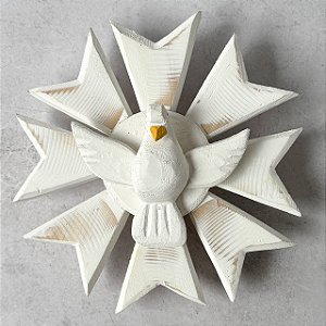 Divino Espírito Santo Branco - 15cm