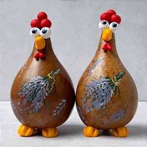 Dupla Galinhas em Cabaça
