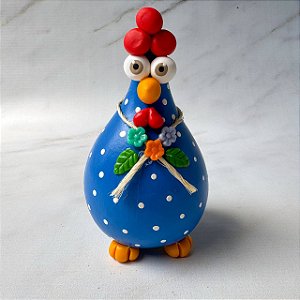 Galinha em Cabaça - Azul