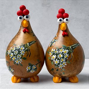 Dupla Galinhas em Cabaça