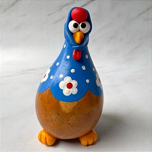 Galinha em Cabaça - Lenço Azul