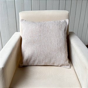 Capa de almofada Linhão - Mescla Cru e Rosê