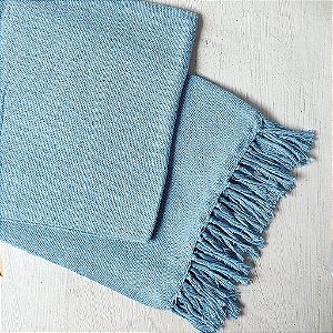 Manta P Azul Céu - 1,40m x 2,40m