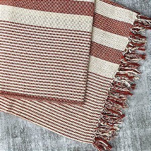 Manta G Listras Terracota - 2,20m x 2,60m