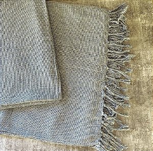 Manta G Azul Mescla  - 2,20m x 2,60m