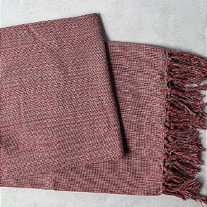 Manta P Mescla Vermelho e Cinza - 1,40m x 2,40m